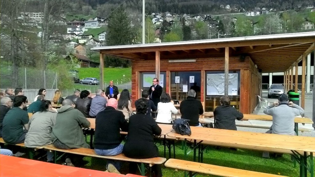 Un momento dell'incontro tra amministrazione comunale e residenti all'estero